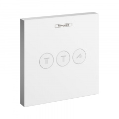 Перемикач потоків для душу Hansgrohe ShowerSelect 3 клавіші, білий матовий (15764700) Коломыя