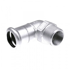 Коліно з зовнішньою різьбою KAN-therm Inox 28 x 1" (1609070005) Александрия