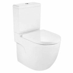 Унітаз-компакт Roca Meridian Rimless з сидінням Slow Closing (A34224L000+A341240000+A8012AC00B) Шостка