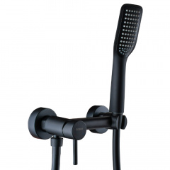 Змішувач для душу Globus Lux Alpen SBT1-105-BB, чорний матовий Винница