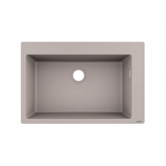 Мийка кухонна Hansgrohe S51, граніт, без крила, накладна, сірий бетон (43313380) Нежин