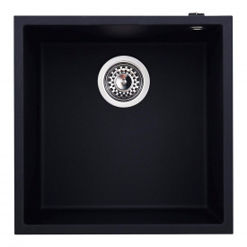Мийка гранітна Elleci Q 102 Under Top nero 40, чорний (21122024095)