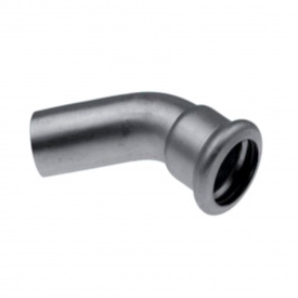 Коліно ніпельне KAN-therm Inox 45° 28 мм