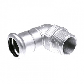 Коліно з зовнішньою різьбою KAN-therm Inox 28 x 1" (1609070005)