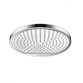 Верхній душ Hansgrohe Crometta S 240 1jet, EcoSmart 9л/хв, білий/хром (26724000)