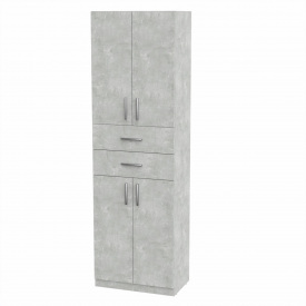 Офісна шафа Компаніт КШ-11 1950х600х366 мм дсп сірий