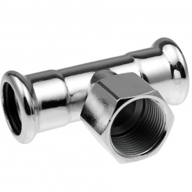 Трійник з внутрішньою різьбою KAN-therm Steel 22xRp1/2x22