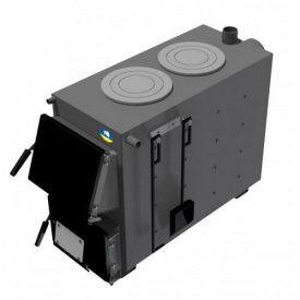 Твердопаливний котел Zubr Classic Плита 20 кВт 2 кільця (без утеплення)