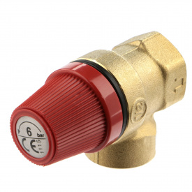 Мембранный клапан Caleffi 1/2х1/2 6 bar ВВ (311460)