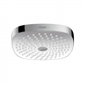Верхній душ Hansgrohe Croma Select E 180 2jet Showerpipe EcoSmart 9 л/хв, белый/хром (26528400)