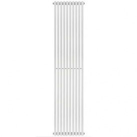 Вертикальний дизайнерський радіатор Betatherm Quantum 1800x405 білий матовий