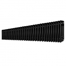 Горизонтальний дизайнерський радіатор Arttidesign Bari III G 30/300/1370/50 чорний матовий