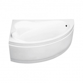 Ванна акрилова Besco ADA 160х100 ліва: без обудови і ніг / БЕЗ отворів під ручки (#WAA-160-NL)