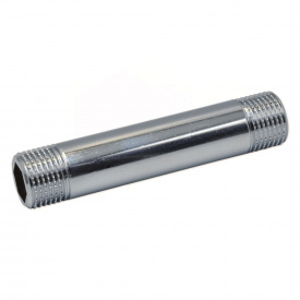 Довгий ніпель латунний Pattaroni F205 (хром) 1/2x100 мм (шестигранник) (F205CR006)