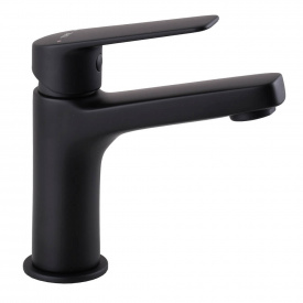 Змішувач для умивальника Topaz Capri TCA-15207-H44-BL, чорний матовий