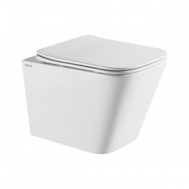 Унитаз подвесной VENTA RETAN 490х365 безободковый, белый