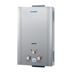 Газовая колонка Hyundai ARIS20-06UA 20кВт 33л/мин дымоходная, серебряная