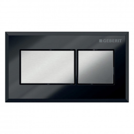 Клавіша змиву Geberit пневматична, чорний/хром (116.051.KV.1)