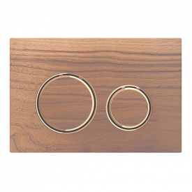 Клавіша змиву Geberit Sigma 21 чорний горіх/червоне золото (115.650.JX.1)