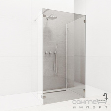 Фронтальная часть душевой кабины Radaway Euphoria Walk-in IV W4 120 383144-01-01 (хром/прозрачное)