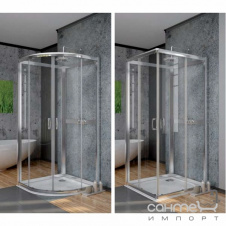 Задние стенки 2S Radaway 80 для Premium Plus A и Premium Plus C 33443-01-06N (хром/фабрик)