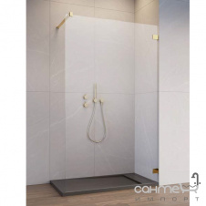 Фото - Душевая перегородка Radaway Essenza Pro 8 Gold Walk-In 105 1012105-09-01 золото/прозрачное стекло Душевая перегородка Radaway Essenza Pro 8 Gold Walk-In 105 1012105-09-01 золото/прозрачное стекло