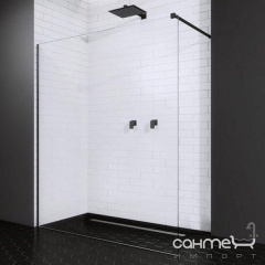 Душевая перегородка Radaway Modo X II Black 100-160x150-200 389407-54-01 прозрачное стекло Ивано-Франковск
