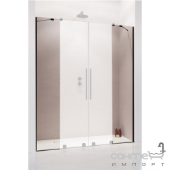 Боковые стенки для душевой перегородки Radaway Furo Black DWD 200 10111492-01-01 черный/прозрачное стекло Славута