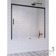 Шторка для ванны Radaway Idea Black PN DWJ 160 10003160-54-01R черный/прозрачное стекло, правосторонняя Луцьк