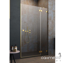 Душевая дверь в нишу Radaway Essenza Pro DWJ 120R 10099120-09-01R прозрачное стекло/золото, правосторонняя Полтава