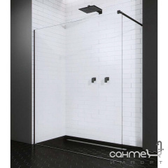 Душевая перегородка Radaway Modo X Black II 130 389334-54-01 прозрачное стекло Токмак