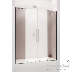 Боковые стенки для душевой перегородки Radaway Furo Black DWD 200 10111492-01-01 черный/прозрачное стекло Ахтырка