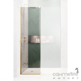 Стінка для душової перегородки Radaway Furo Gold Walk-In 10110694-01-01 золото / прозоре скло