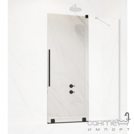 Подвижная часть шторки на ванну Radaway Furo Black PND II 130 R 10109688-54-01R черная/прозрачное стекло, правосторонняя