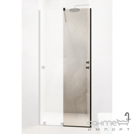 Неподвижная часть душевой перегородки Radaway Furo Black RH DWJ 10110510-01-01 черный/прозрачное стекло