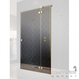 Дверь для душевой кабины Radaway Essenza Pro Gold KDJ+S 110L 10097311-09-01L золото, прозрачное стекло, левосторонняя