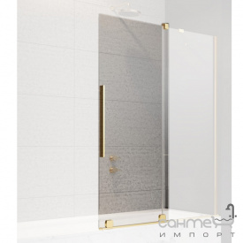 Подвижная часть шторки на ванну Radaway Furo Gold PND II 170 R 10109888-09-01R золото/прозрачное стекло, правосторонняя