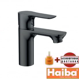Змішувач для умивальника HAIBA Milano Graphite (Chr-001)