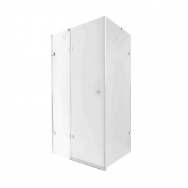 Душова кабіна Qtap Capricorn CRM10128RC6 120x80 скло Clear 6 мм, покриття CalcLess без піддону (CAPCRM10128RC6)