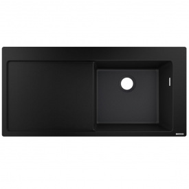 Кухонная мойка Hansgrohe S514-F450 1050х510 полочка слева, Graphiteblack (43314170)