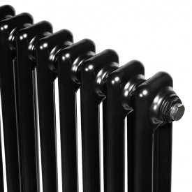 Дизайнерский радиатор отопления ARTTIDESIGN Bari II G 30/500/1370 горизонтальный черный матовый