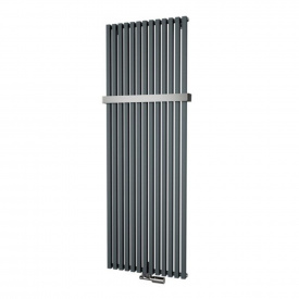 Дизайнерский радиатор отопления ISAN Octava 1800x462 вертикальный, серый матовый