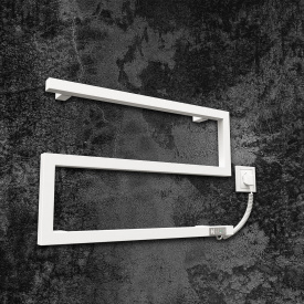 Полотенцесушитель KOSSER Зета 350х550 ER тайм. белый