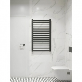 Полотенцесушитель водяной Terma Bone 760x500 Black mat (9005 mat)