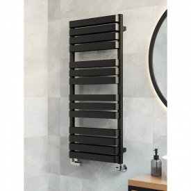 Полотенцесушитель водяной Terma Warp Т 1110x500 черный матовый