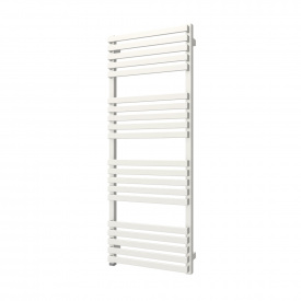 Полотенцесушитель электрический Terma Quadrus Slim One 118.5х60, скрытое правое подключение, без вилки, белый (WWQSN118060-KS96E8P)