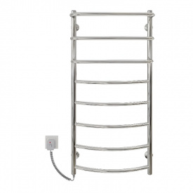 Полотенцесушитель электрический KOSSER Каскад Дуга 1000х500/8 EL вертикальная (ДКД04ЕL)