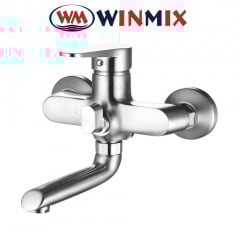 Змішувач для ванни короткий ніс Winmix Elvis Euro (Chr-009), Польща Умань