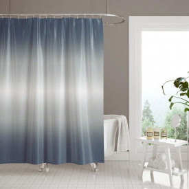 Штора для ванної з поліестеру Winmix SCT-006-180x200 (Колір &quot;синьо-білий&quot;)