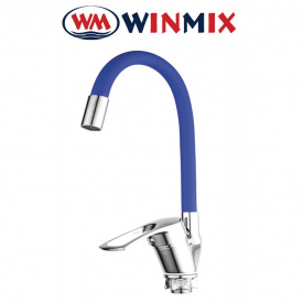 Змішувач для кухні Вухо без підведення рефлекторный, Winmix FANY (nut) Reflector BLUE (Chr-011), Польща